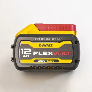 DEWALT DCB612 FlexVolt 12Ah 240Wh Lithium Battery, 20V/60V Dual Voltage Replacement Battery with Fuel Gauge, Long Runtime for All Dewalt 20V & 60V Power Tools