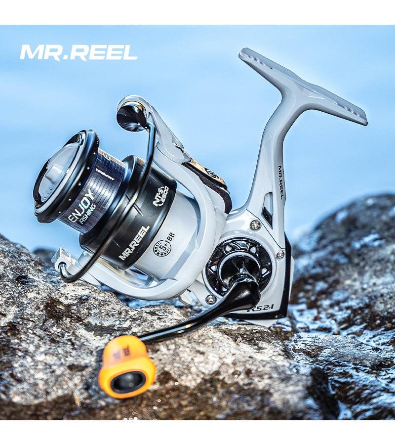 Yongshun MR.REEL BFS Spinning Reel, Ultralight Smooth Powerful Long Cast No-Gap Fishing Reel with Metal Handle