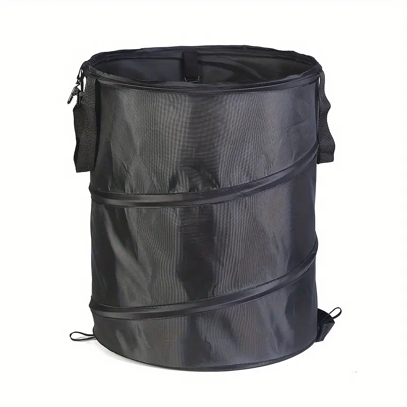 Portable Foldable Oxford Cloth Trash Can Large Capacity Garden Bin for Camping Outdoor Yard Garbage Leaf Debris Collection
