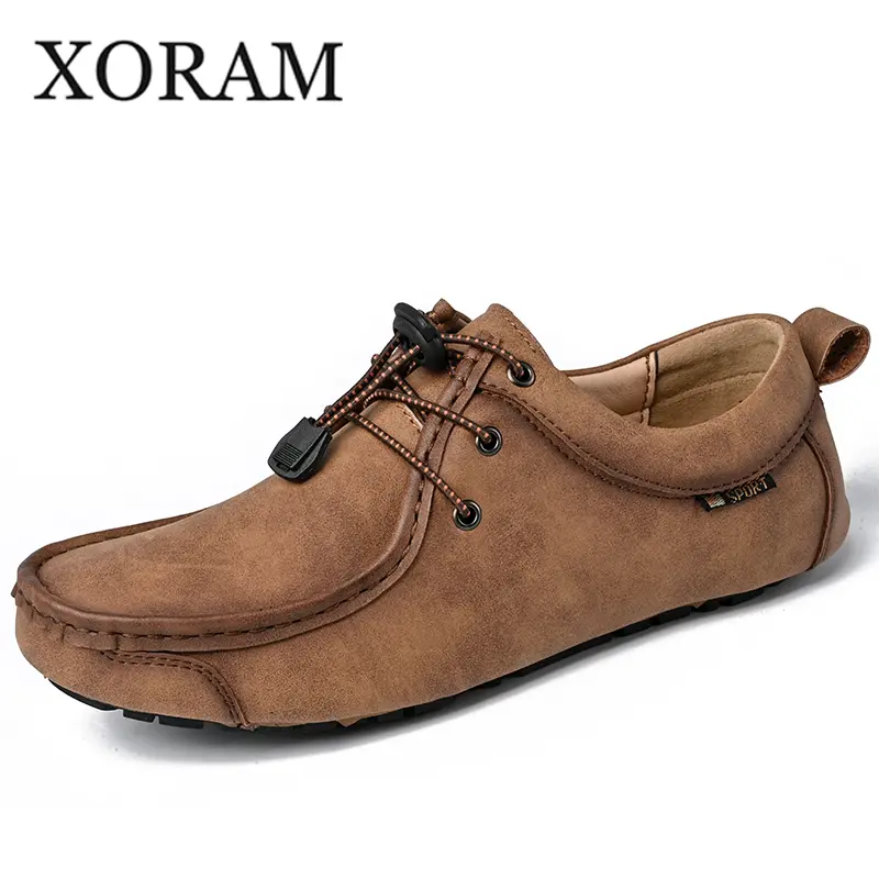 XORAM Men's Driving Loafers, Extended Size Soft Casual Moccasin Shoes for Daily Driving Urban Street Wear9968
