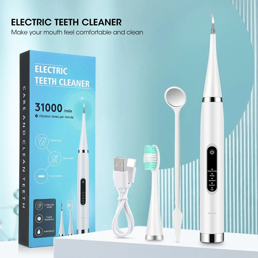 Electric Toothbrush, Home Teeth Whitening Device, Ipx6 Waterproof, Removes Tartar, Fresh Breath, Deep Cleaning, Oral Care Tool