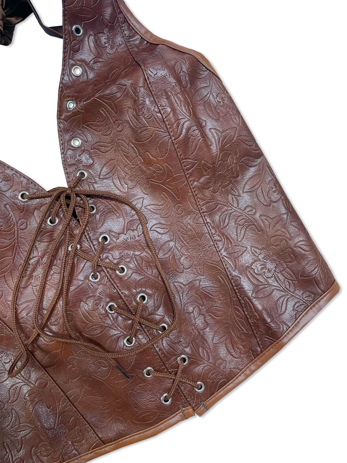 26 Valentine's Day Women's Solid Halter Sleeveless Top, Fashion Casual Top for Daily Wear, Women's Clothing for All Seasons, Plunge Neck Top