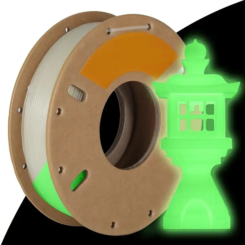 Glow Luminous Pla Filament 250g, 1.75mm Premium Pla Consumable, Neat Winding Spool, Ideal for 3D Printing Projects