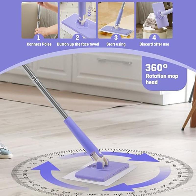 Mopping and Sweeping Kit, Multi-Surface Kit for Floor, Cleaning Supply crevice brush