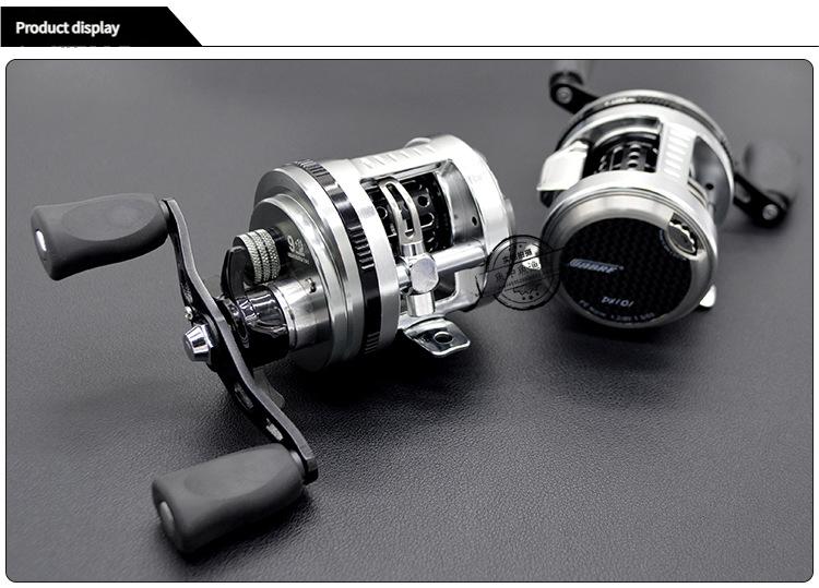 JH/DX/AKS/JKS BFS Ultralight Baitcasting Reel High-Speed 7.0:1 Gear Ratio Magnetic Brake for Trout Bass Compact Durable Fishing Rod Equipment Loudest Ding circle fishing