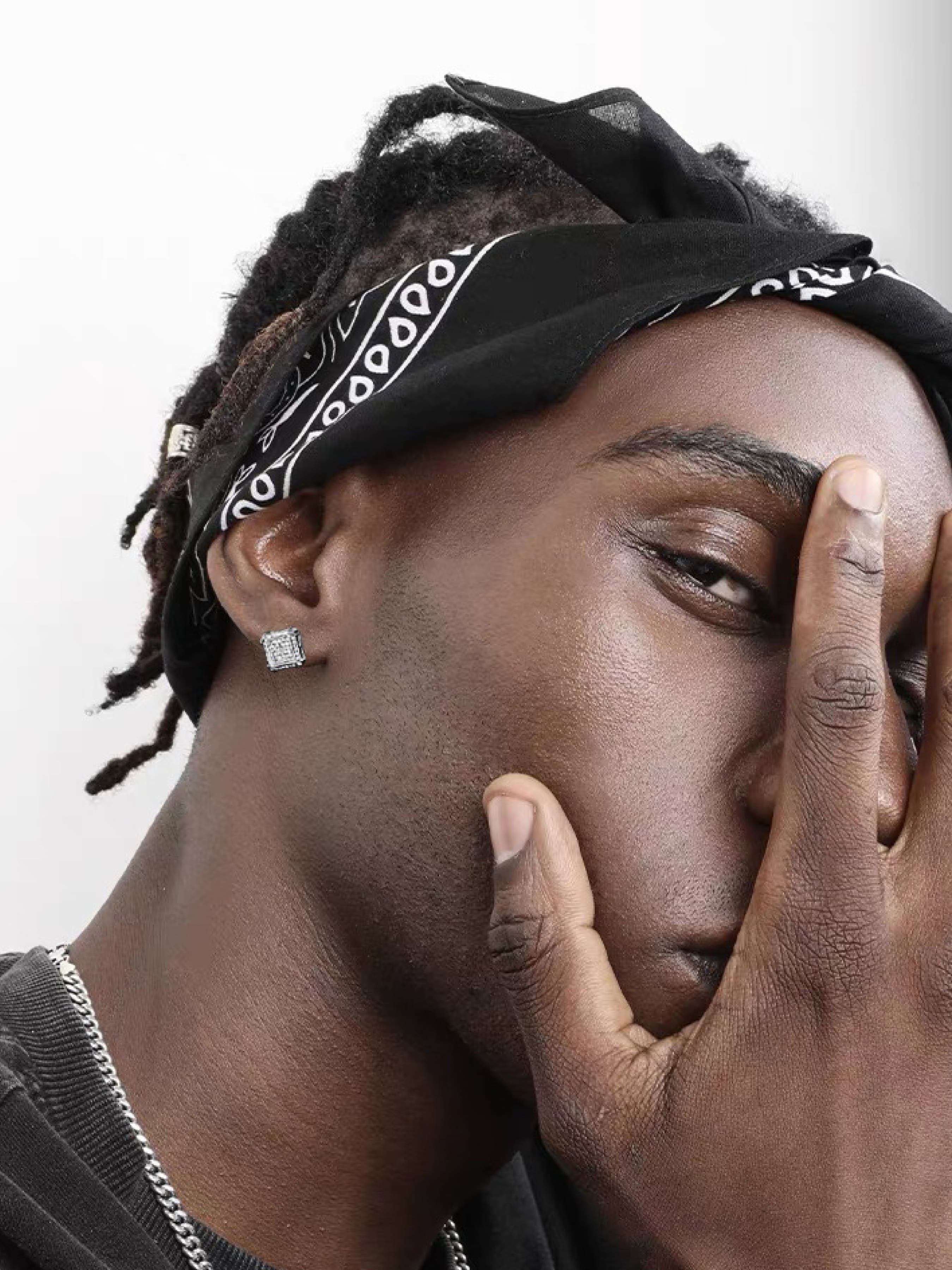 Trendy Square Zircon Stud Earrings Set, Ear Studs, Unisex Hip Hop Style, Perfect Gift for Daily Wear & Special Occasions, Fashion Accessories