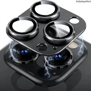 Full Cover Tempered Glass Camera Lens Protector for iPhone Series
