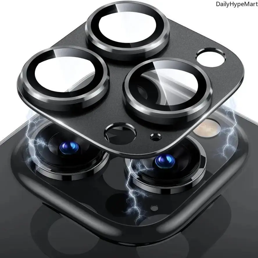 Full Cover Tempered Glass Camera Lens Protector for iPhone Series, Smartphone-Cellphone Handheld Protection Accessories