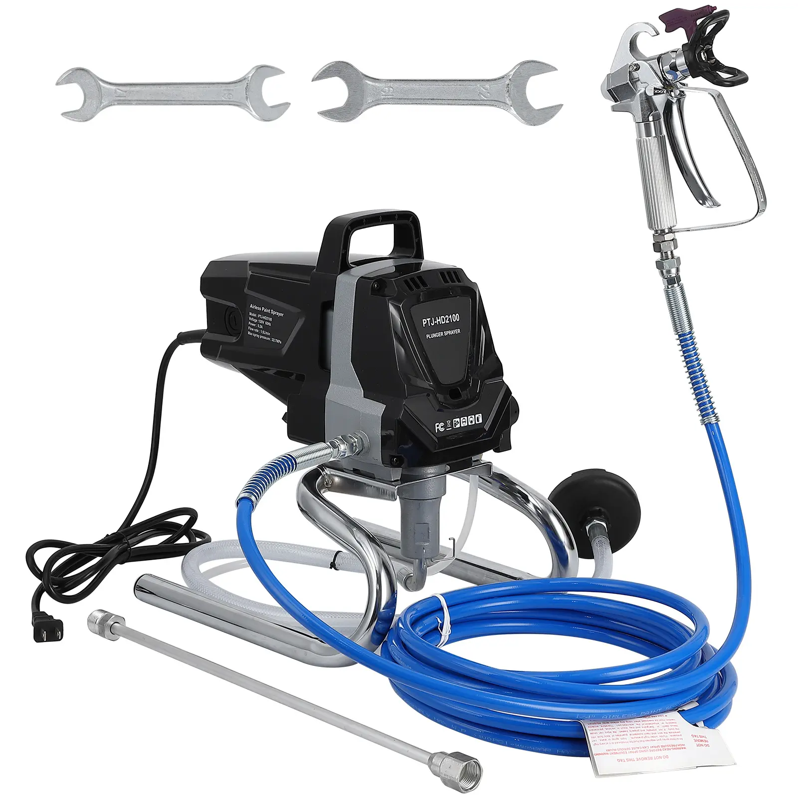 【Garvee】1010W Airless Paint Sprayer – 3000 PSI High Pressure – Thinning-Free, Minimal Overspray – Includes 20" Extension Rod, Lightweight Easy-Clean – for House Painting