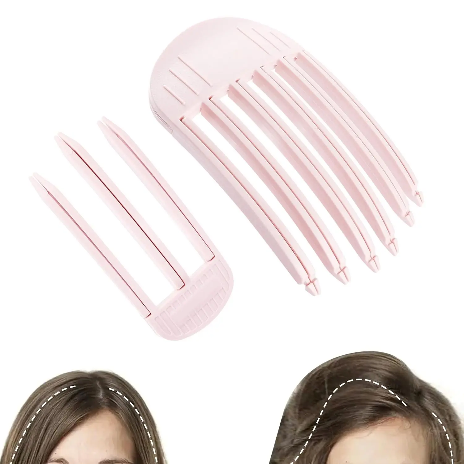 Root Lifting Clips, Hairclips, Volumizing Hair Styling Tool for Flat Hair, 2 Pieces, Lightweight, Easy to Use, Plastic, Fine Hair Friendly