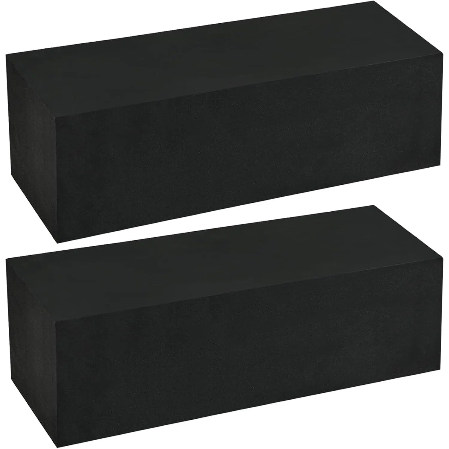 2 Pack 10 Lbs Rubber Diving Brick, Rectangular Diving Weight for Swimming Pool, Safety Dive Water Brick for Rescue & Strength Training, Summer Pool Safety Accessory for Lifesaver Equipment