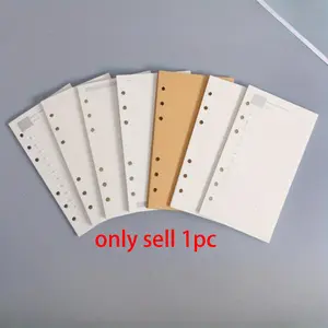 A5 A6 B5 Loose Leaf Refill Paper, 80 Sheets 100 GSM Binder Filler Paper for Study Notes and Office Planning, School Stationery