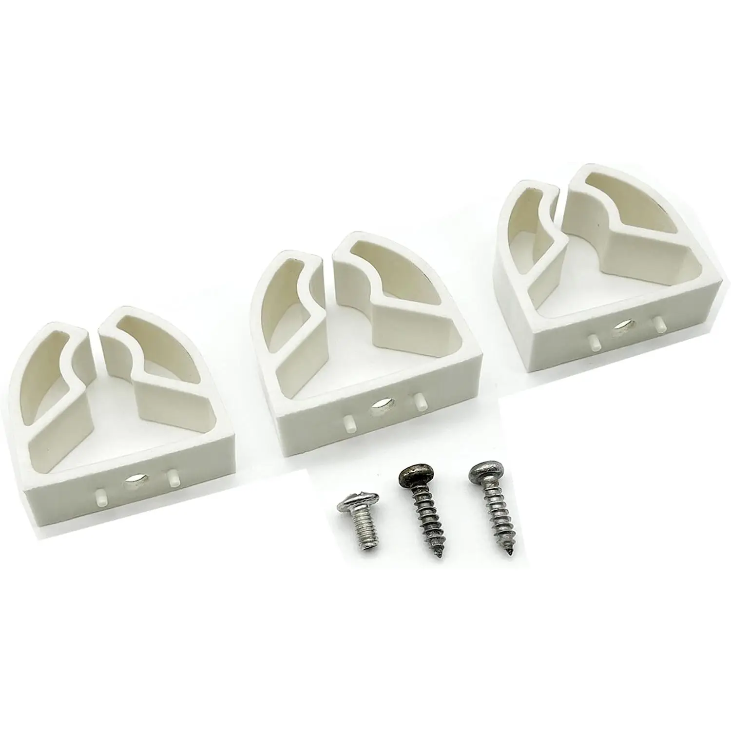 Fan Clips Accessories 3 Mount Clamps & 3 Screws | for Camper Fan light Fixture