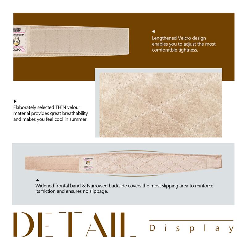 Dreamlover Brown Black Wig Grip Band 2pcs for Women Adjustable Headband for Keeping Wigs in Place Non Slip Comfortable Breathable Hair Styling Tool