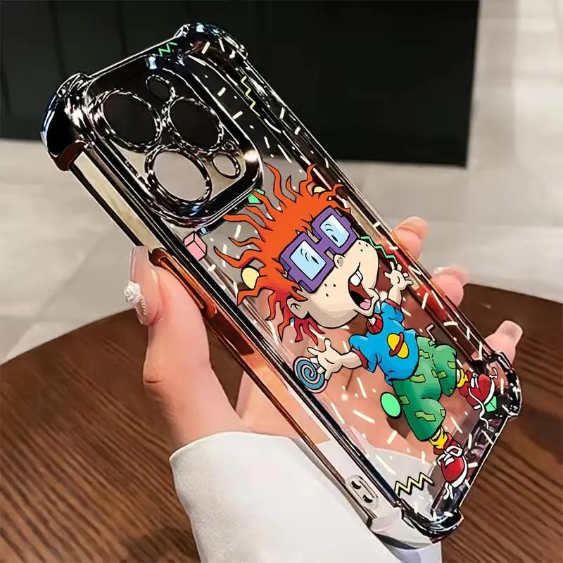 Cute Rugr0ts Chuckie Clear Phone Case,Giving gifts to friends and family,for iPhone 17 16 15 14 13 12 11 Pro Max X XS for Samsung S22–S26 Plus Ultra
