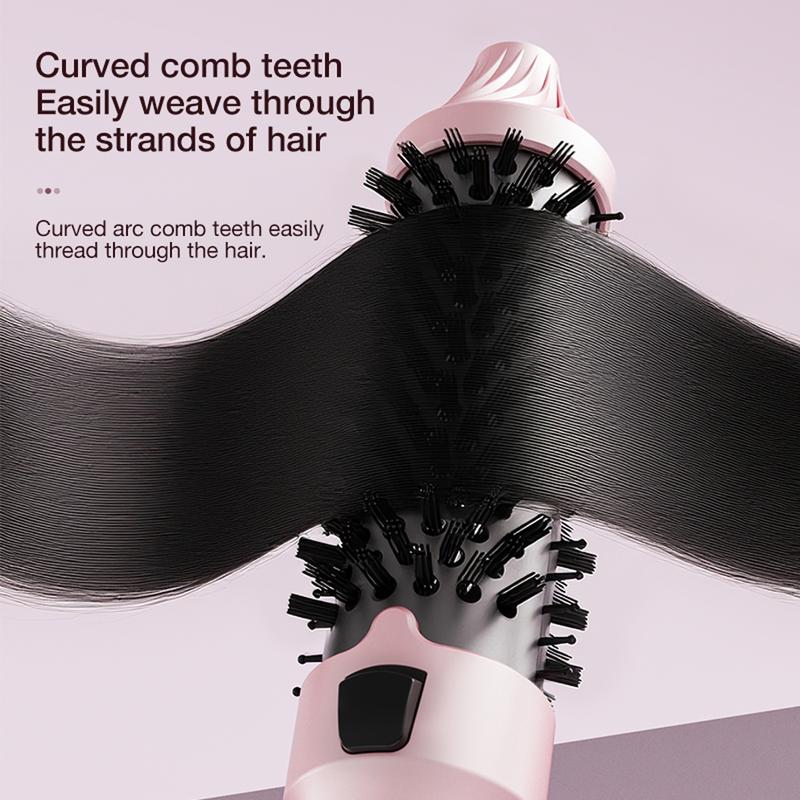 Thermal Brush For Blowout Look, 1.5 Inch Heated Round Brush,00 million negative ions, no hairknots,Smooth out the frizz,Curling Iron Brush With 10 Temperature Control, Hot Brush Styler Thermal Round Brush For Travel,Home, School,Not A Blowdryer