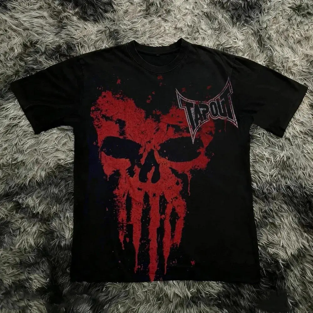 Vintage Y2K Tapout T Shirt Men Women Summer Graphic Print T-shirt USA Y2K 90s Tee Fashion Gothic Streetwear Summer Tee Tops