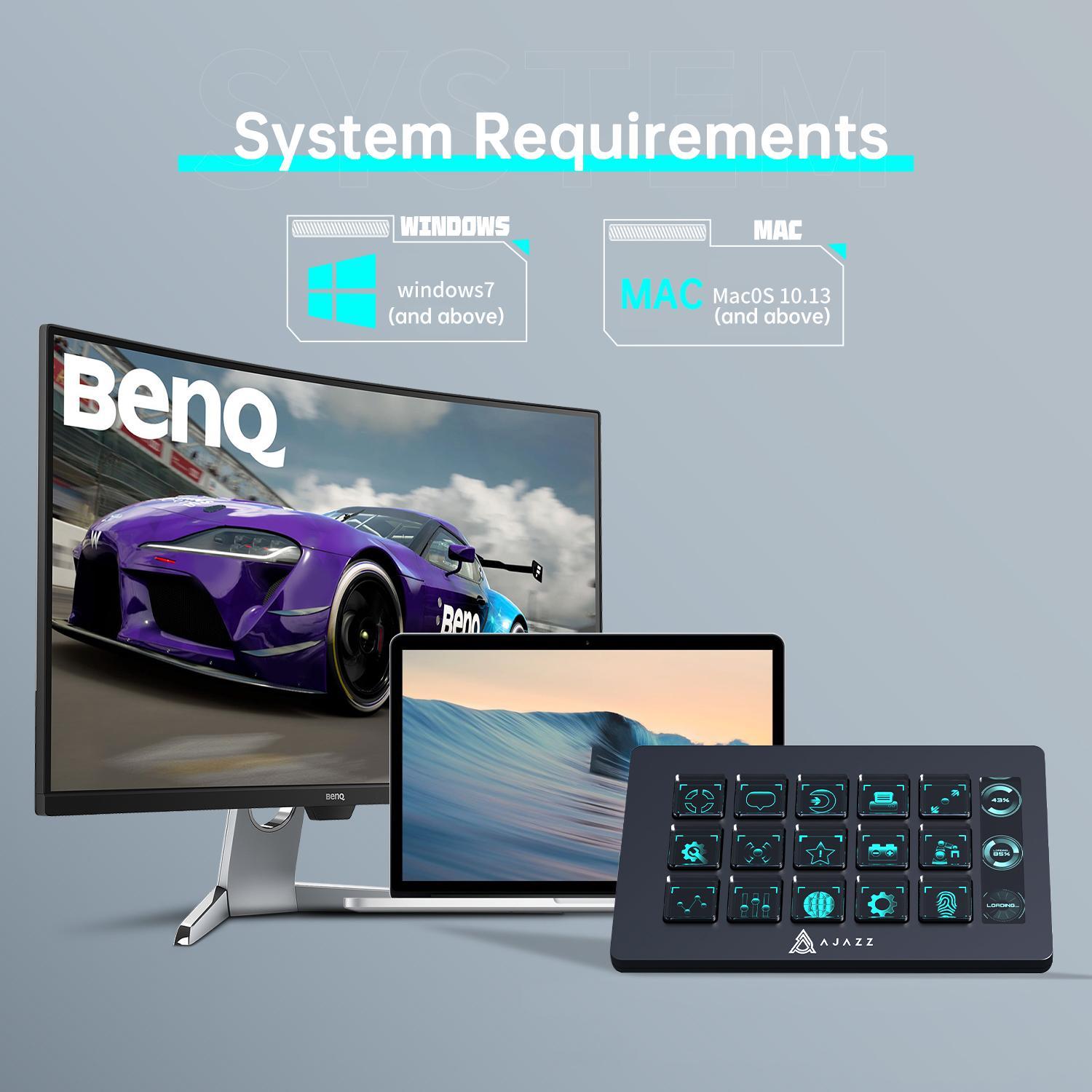 AKP153 Console Programmable Rotation Shortcut Keys, Multi-Audio Control, One-Key Operation, Customizable Buttons, Integrated Live Broadcast Console