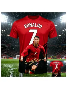 2026 Ronaldo 7 AI Football Jersey Fan Edition Advanced Design Kids and Adults Summer Sports Training Wear Breathable and Stylish