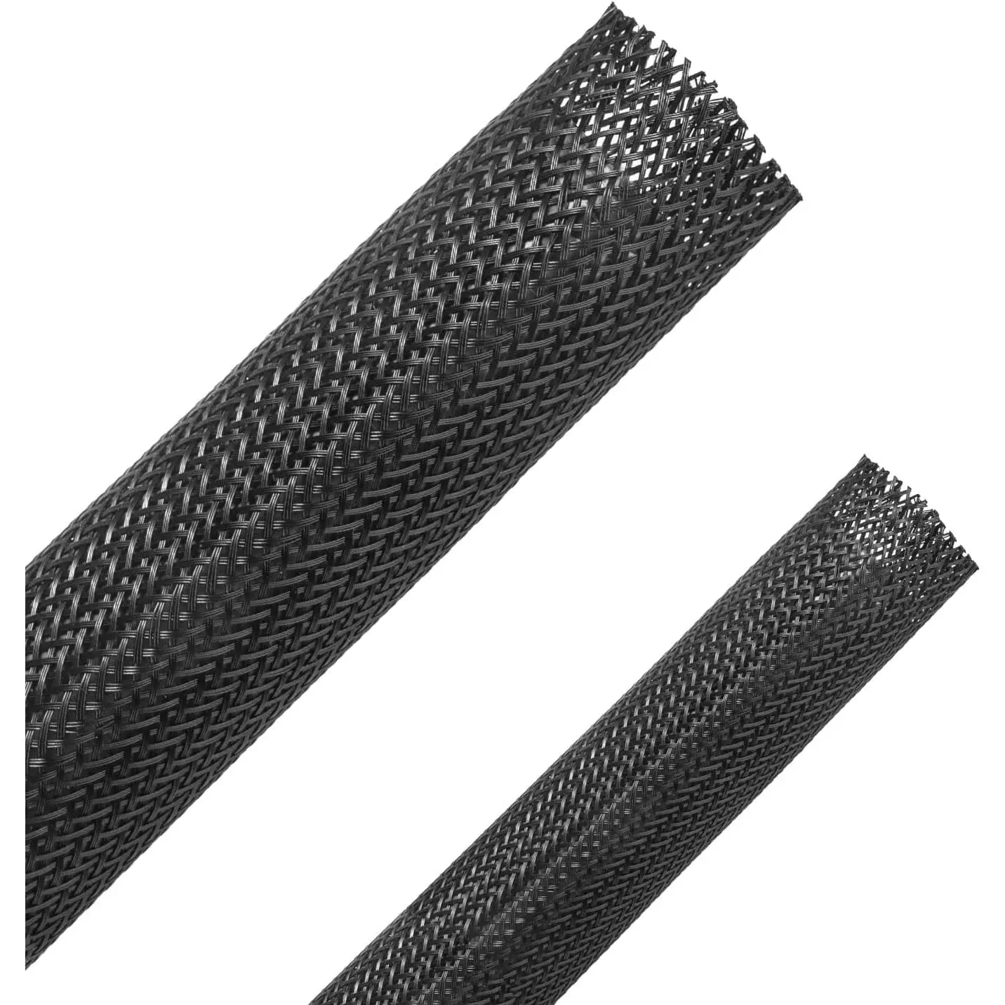50ft - 1/2 Inch & 1/4 Inch Expandable Braided  Sleeve, Braided Wire Sleeving,  Wrap Mesh Wire Loom