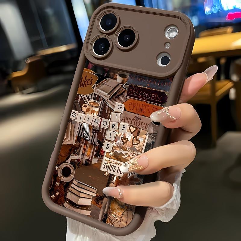 G-Gilmore Girls aesthetic Soft&Flexible TPU Silicone Phone Case For iPhone 17 Pro Max AIR 16 15 14 13 12 11 Plus XSMAX Cases Durable|Shockproof|Full Camera Protection|Anti-Scratch|Anti-Fingerprint|Slim Fit|Gift For Girlfriend/Men/Women