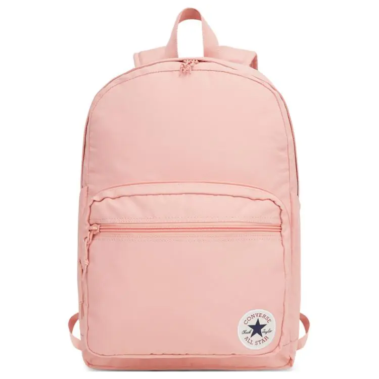 Converse GO 2 Backpack for Men and Women – Sporty Casual Polyester Backpack in Pink
