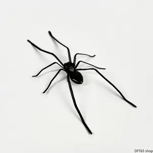 Realistic Spider Shaped Removable Magnetic Decals Flexible Thin Magnetic Sheet Waterproof Surface For Refrigerator Garage Door Vehicle Body Indoor Outdoor Flat Metal Surfaces Novel Whimsical Seasonal Decorative Magnet Accessory