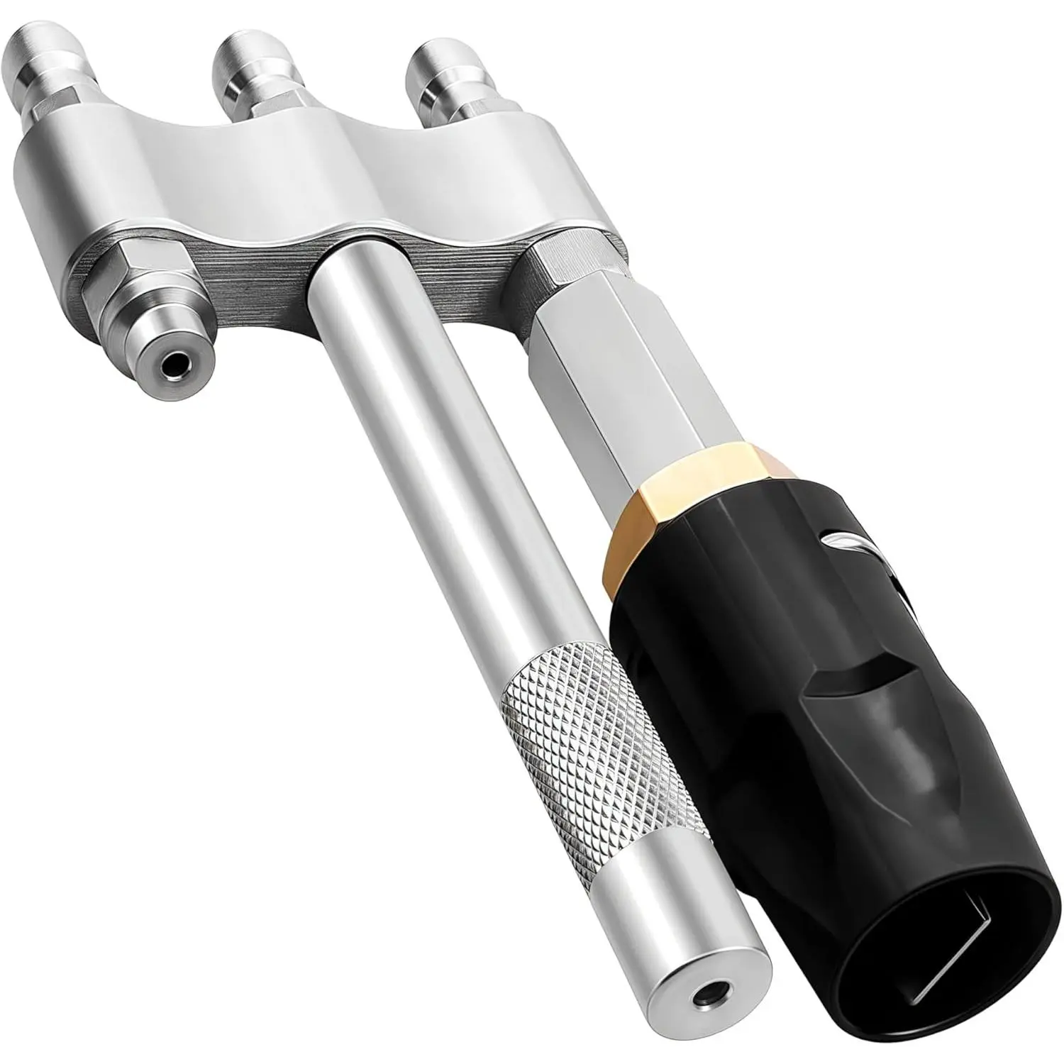 3 in 1 M5 Twist Nozzles, long pressure Soft Soap Nozzle, spray mode and Fit for use with Pressure Washer 3-7 GPM, 1/4'' Quick Connect, 0 to 60° Spray Pattern