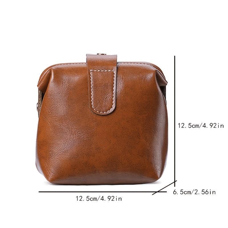 Women's Vintage Mini Wallet with Keychain, Multi-Functional Card Holder & Coin Purse, Compact Stylish Small Wallet for Cash & Cards, Perfect for Everyday & Special Occasions