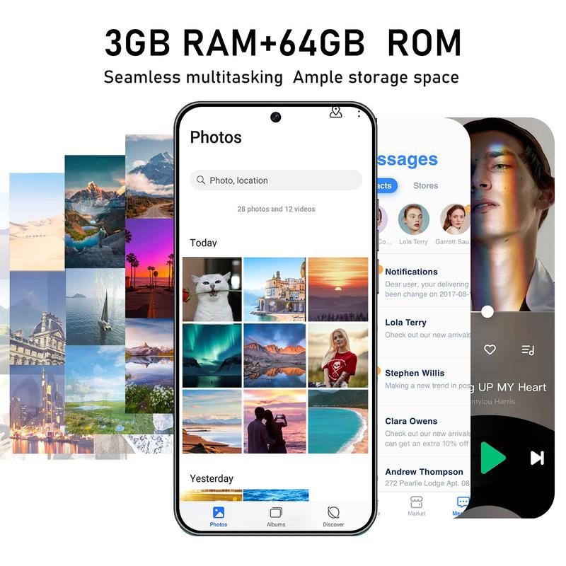 S25 Ultra Unlocked Android Smartphone, 6.56-Inch Screen, Dual Sim Slot, Quad-Core Cpu, 4g Network, 3+64GB RAM, 2850mah Battery, Touch Pen Included