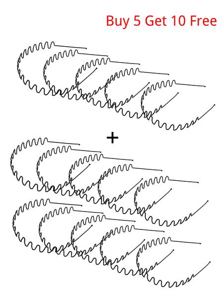 Metal Wave Hairbands, Unisex Sporty Design, Non-Slip Invisible Wear, Suitable for Daily Use & Outdoor Activities, Comfortable & Durable