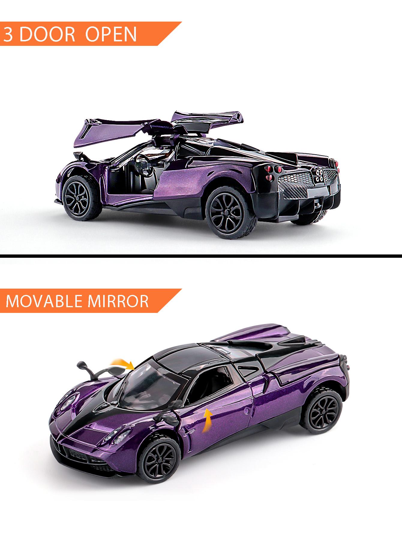 1:43 Scale 4 Inch Die Cast Model Race Car Toy with Pullback Action Alloy Model Car for Collection and Ornament Birthday Gift Boy