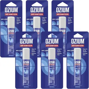 0.8 oz. Air Sanitizer & Odor Eliminator for Homes, Cars, Offices and More, Original Scent, Pack of 6