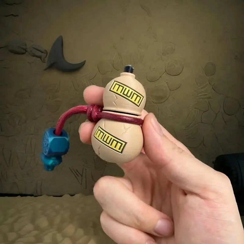 EDC Gourd Fidget Spinner Push Slider Magnetic Levitation Anxiety Stress Relief Toys Button Decompression Rotate Fingertip Gyro