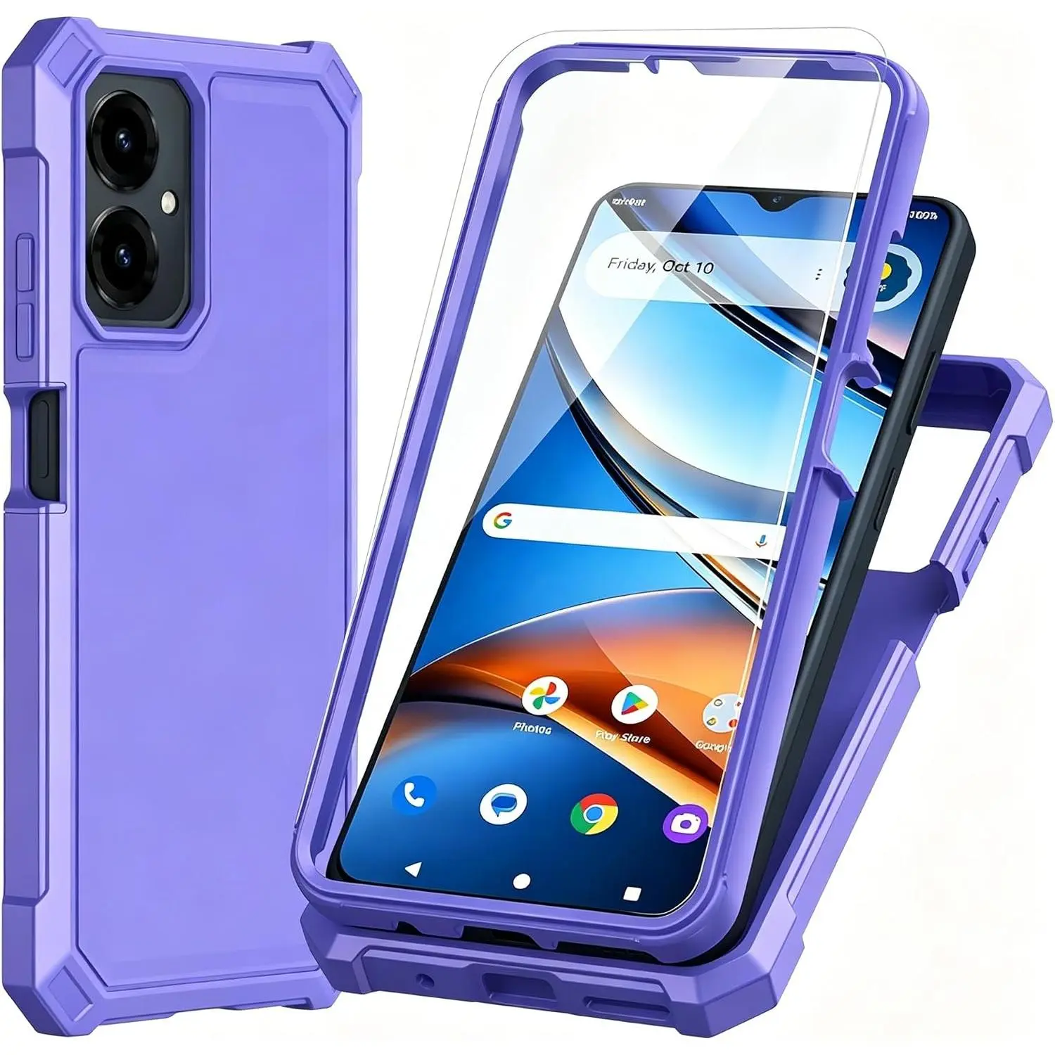 for Cricket Icon 2026 / ATT Propel 3 5G Case with Screen Protector