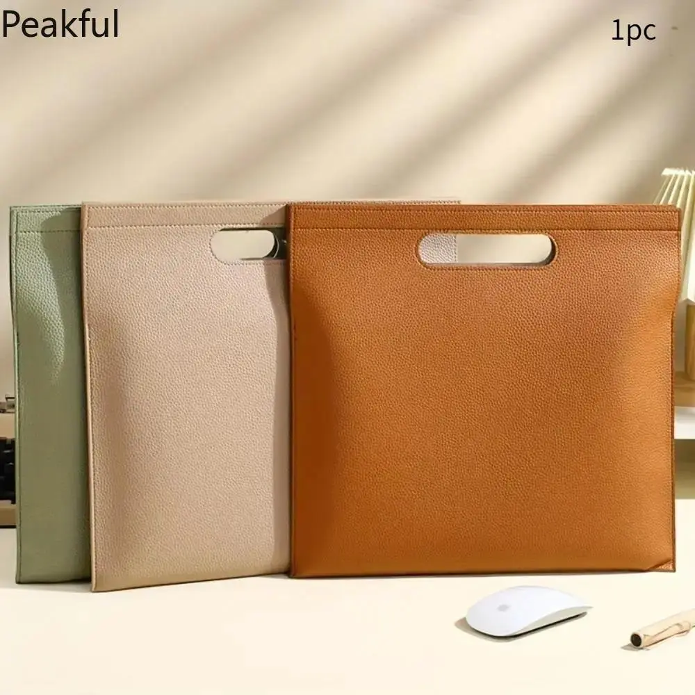 Office supplies | Viral large capacity file folder with magnetic buckle | Niche portable multi-functional document organizer | Secure closure & sturdy build, keeps papers neat, perfect for office work, daily filing and indoor document arrangement