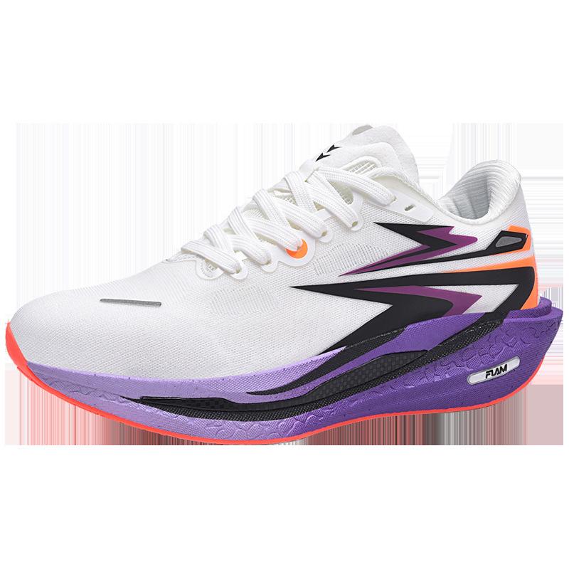 (New)Professional Carbon Plate Marathon Shock Absorption Soft Sole Running Shoes| Men'S Sports Shoes with Upper and Rubber Sole, Low Top Design, All-Season