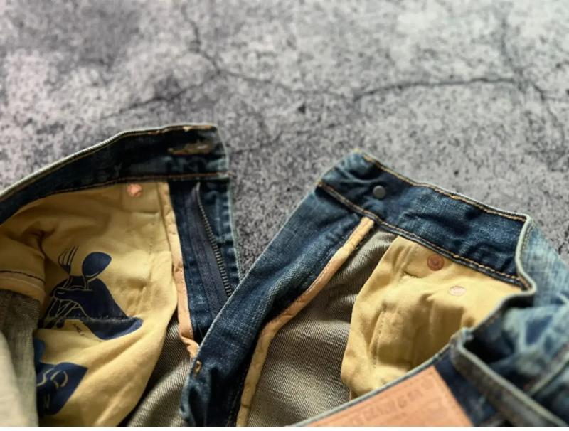 Kyn Apparel Heavy Washed Denim Jeans for Men Autumn Vintage Selvedge Soft Loose Straight Pants Y2k Youth Male