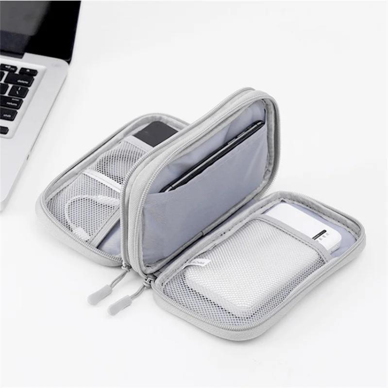 Travel Cable Bag Portable Digital Storage Pouch Charger Data Cable USB Bag Organizer Waterproof Electronic Accessory Storage Bag