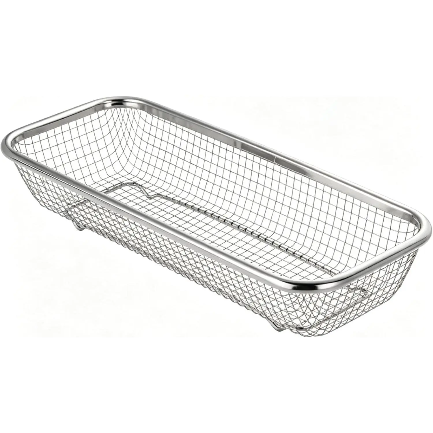 Dishwasher Silverware Basket Dishwasher Basket Cutlery Silverware Hold Stainless Steel, Sliver 12.1" x 4.8"x 2.3"