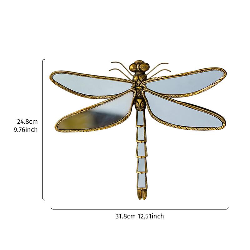 Dragonfly Design Wall-Mounted Decor - Creative Artistic Wall Hanging Decor for Living Room & Bedroom - Perfect for Room & Home Decor