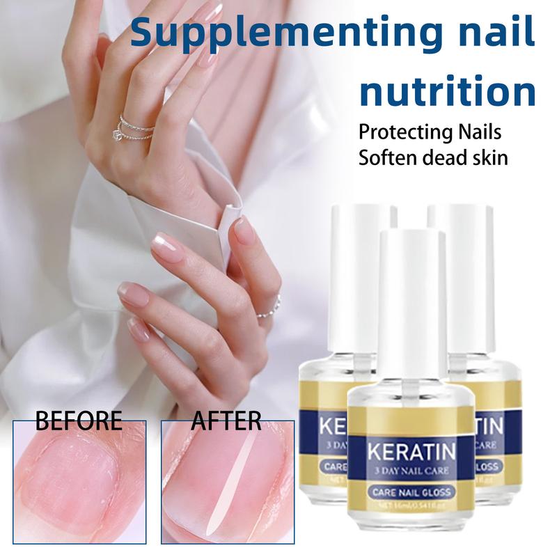 Nail Care Serum Keratin Amino Acids Strengthener Repair Brittle Weak Nails Long Lasting Growth Treatment