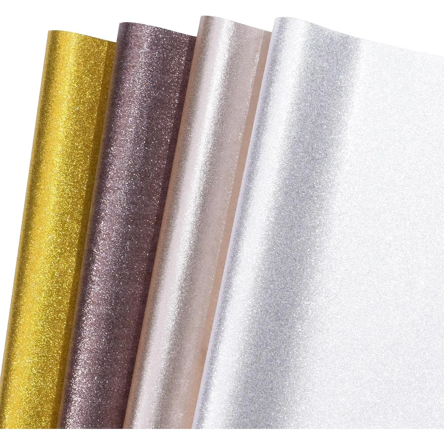 Glitter Wrapping Paper- Rose ///Dark brown Color Sparkle Paper for Christmas,  Year's Eve, Birthday, Wedding,  Shower, Party, Craft Paper Decor Gifts, 8 count,19.7''X 27.6''