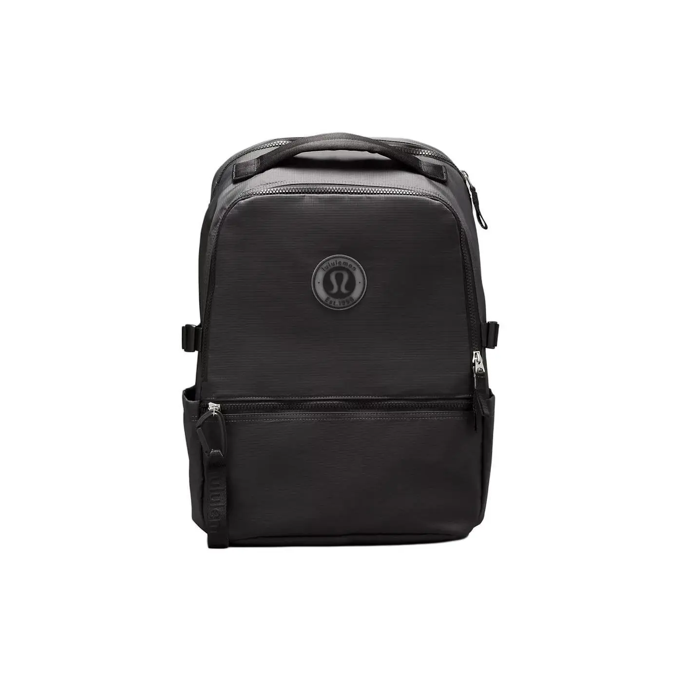 Lululemon Crew 22L Recycled Nylon Backpack, Brand Logo Small Carry On Backpack for Men - Cross-Gray and Black, Small Backpacks, Carry On Backpacks