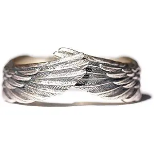 Wings Ring Fashion Creative Feather Angel Ring Open Adjustable Guardian Ring for Women