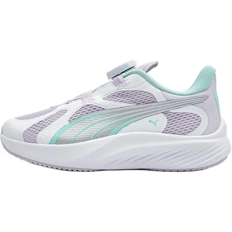 PUMA Pounce Lite Disc Fabric Comfortable Versatile Training Sprint Racing Lightweight Shock Absorption Low Top Running Shoes 404330-03