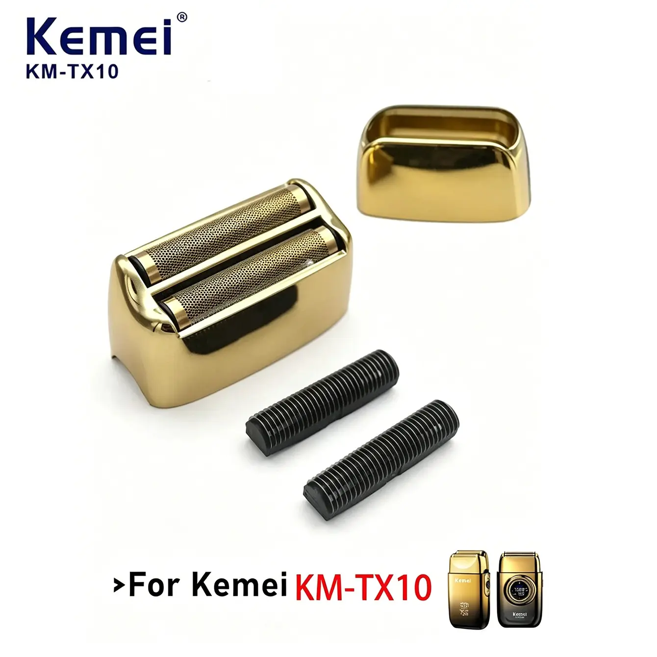 Tx10 Replacement Blade and Mesh, Electric Shaver Tx10 Repair Parts, New Original Accessories, Mustache Trimmer Blade and Mesh Replacement, Replacement Shaver Head