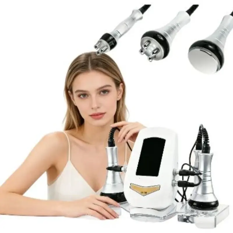 3-In-1 Beauty Device, Multi-Functional Facial and Body Massager, Facial Beauty Instrument, Home Spa Secret, RF Therapy, Skin Tightening, Perfect Gift
