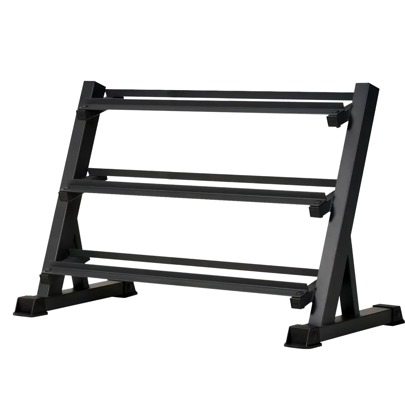 ARCH Heavy Duty 3-Tier Dumbbell Rack Stand for Home Gym, Holds 5-50 lb Weights, 1100 lb Capacity, Black Aluminum Alloy, Space Saving Weight Storage Organizer for Dumbbells, Workout Equipment, Black Color Options, Aluminium Alloy Material