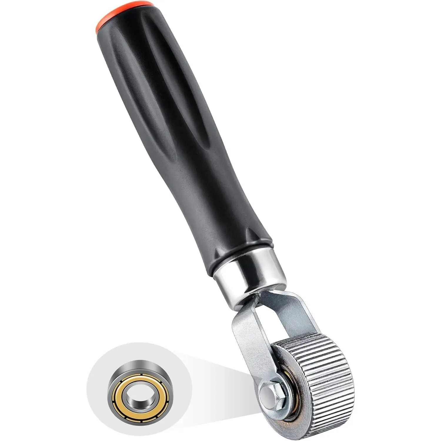 Car Audio Sound Deadening Roller Seam Roller, Heat Abatement Mat Noise Insulation Tool for Auto, Sound Deadener Application Installation Metal Hand Roller Wheel Roller